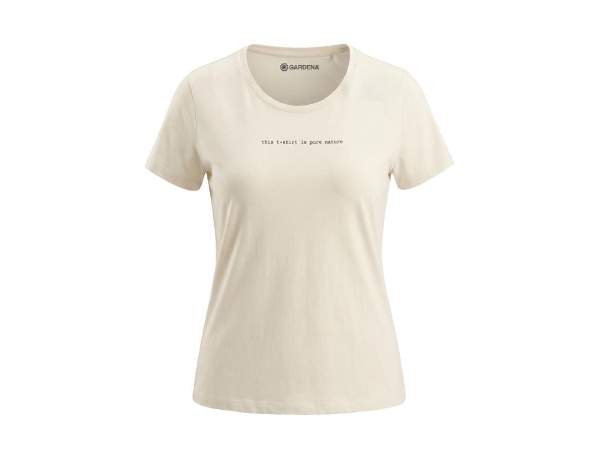 GARDENA T-Shirt mit Print Kurzarm lockere Passform Baumwolle Gr. XS Ideal für Garten, Freizeit, Terrasse und warme Tage