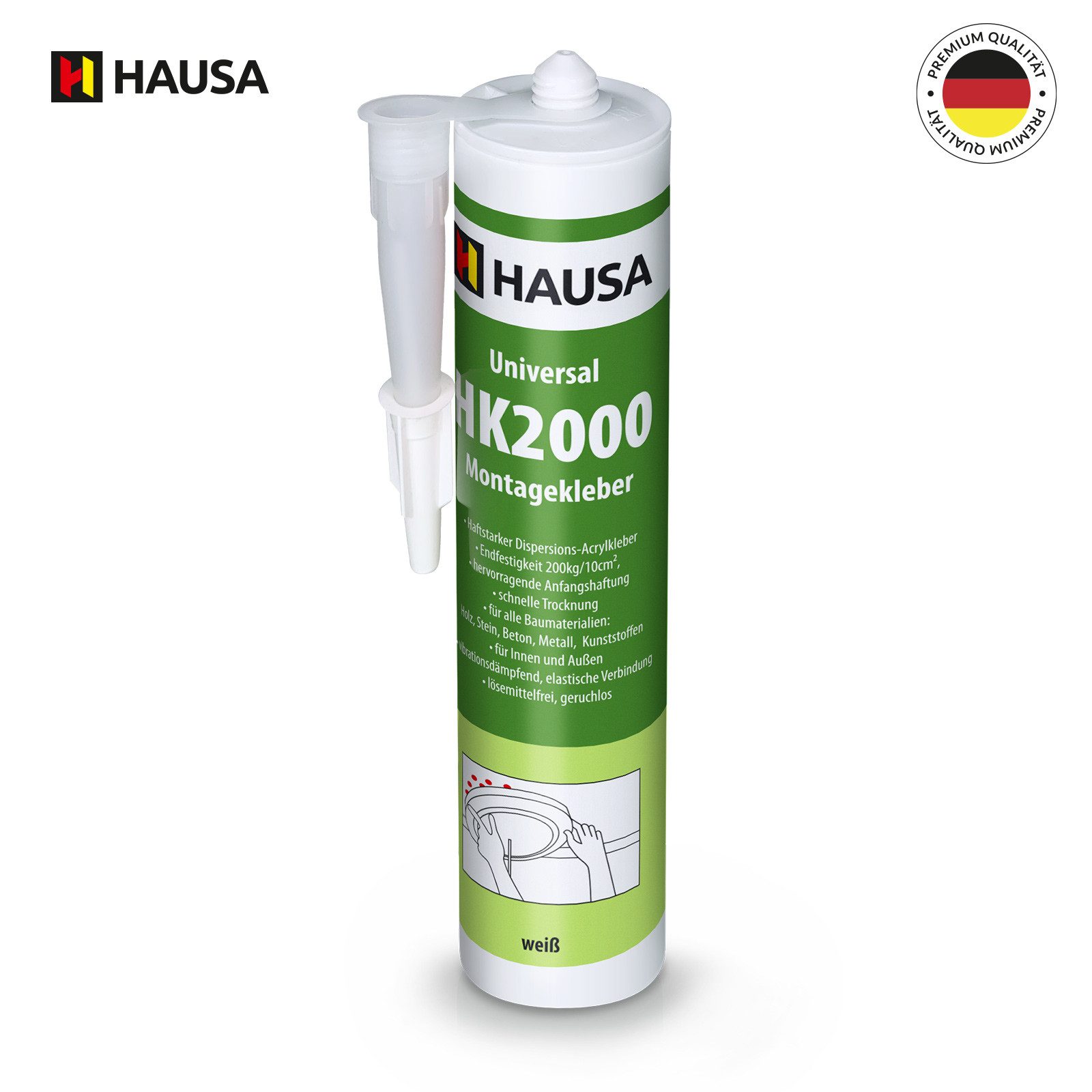 Hausa Montagekleber Universal HK2000, (Kraftkleber, Baukleber, günstig online kaufen
