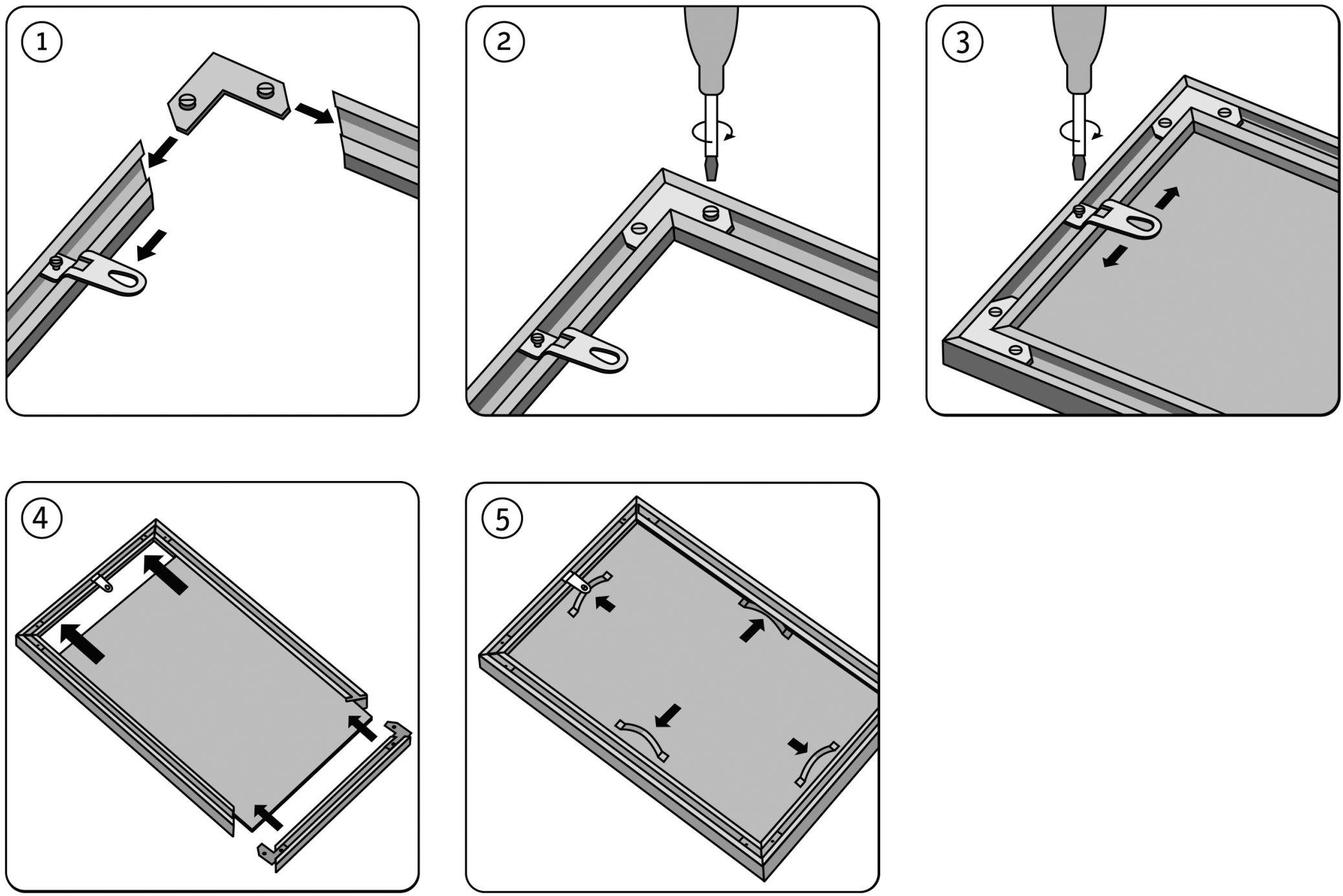 Triptychon Schipper cm, in nach 80x50 Bilderrahmen Germany Malen (Set), Zahlen, Made silberfarben,