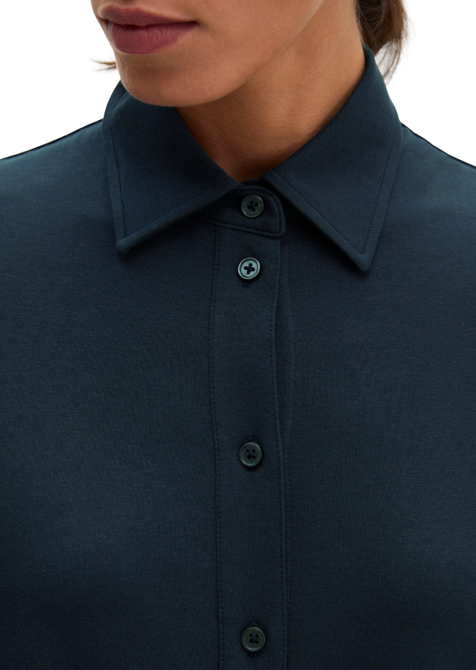 Marc O'Polo Langarmbluse aus Single Jersey mit Paper-Finish – Bild 4 von 5