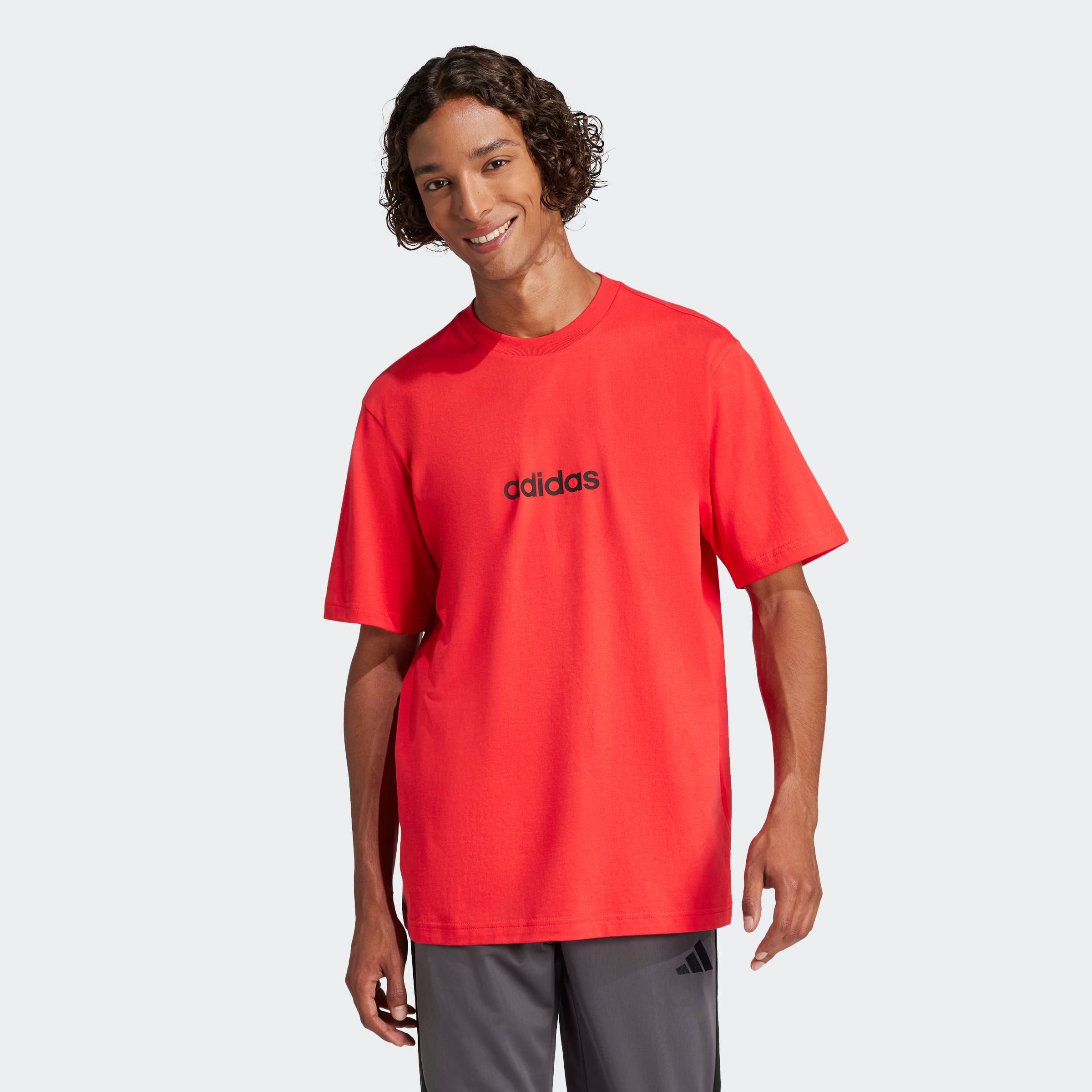 adidas Sportswear T-Shirt M LIN SJ T überschnittene Schultern, Kurzarmdesig günstig online kaufen
