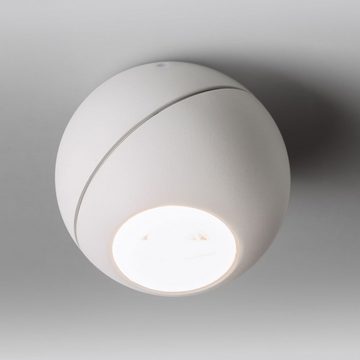 Licht-Trend Deckenleuchte LED Decken- & Wandleuchte Glob 350° schwenkbar Weiß, Warmweiß