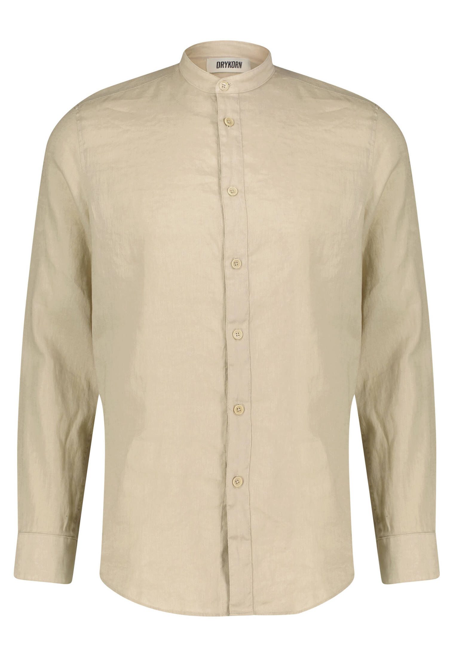 Langarmhemd Herren Freizeithemd mit Leinen TALOC Regular Fit