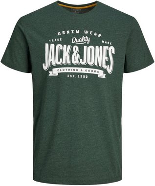 Jack & Jones Print-Shirt JJELOGO TEE SS O-NECK 1 COL MEL AW23 SN