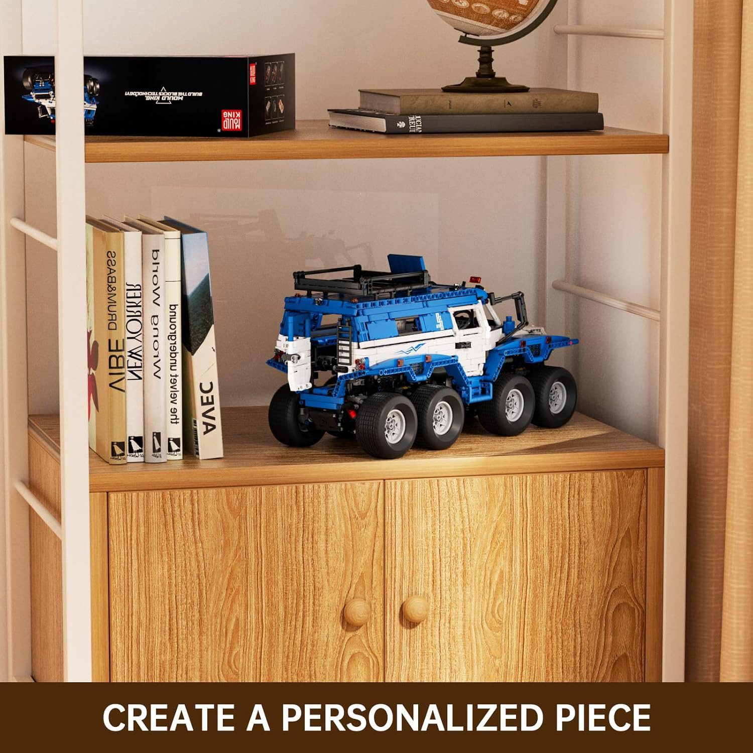 Mould King 13089 Ferngesteuerter Geländewagen SUV Moc Klemmbausteine 3062 Teile Konstruktionsspielsteine, (Set, 3062 St)