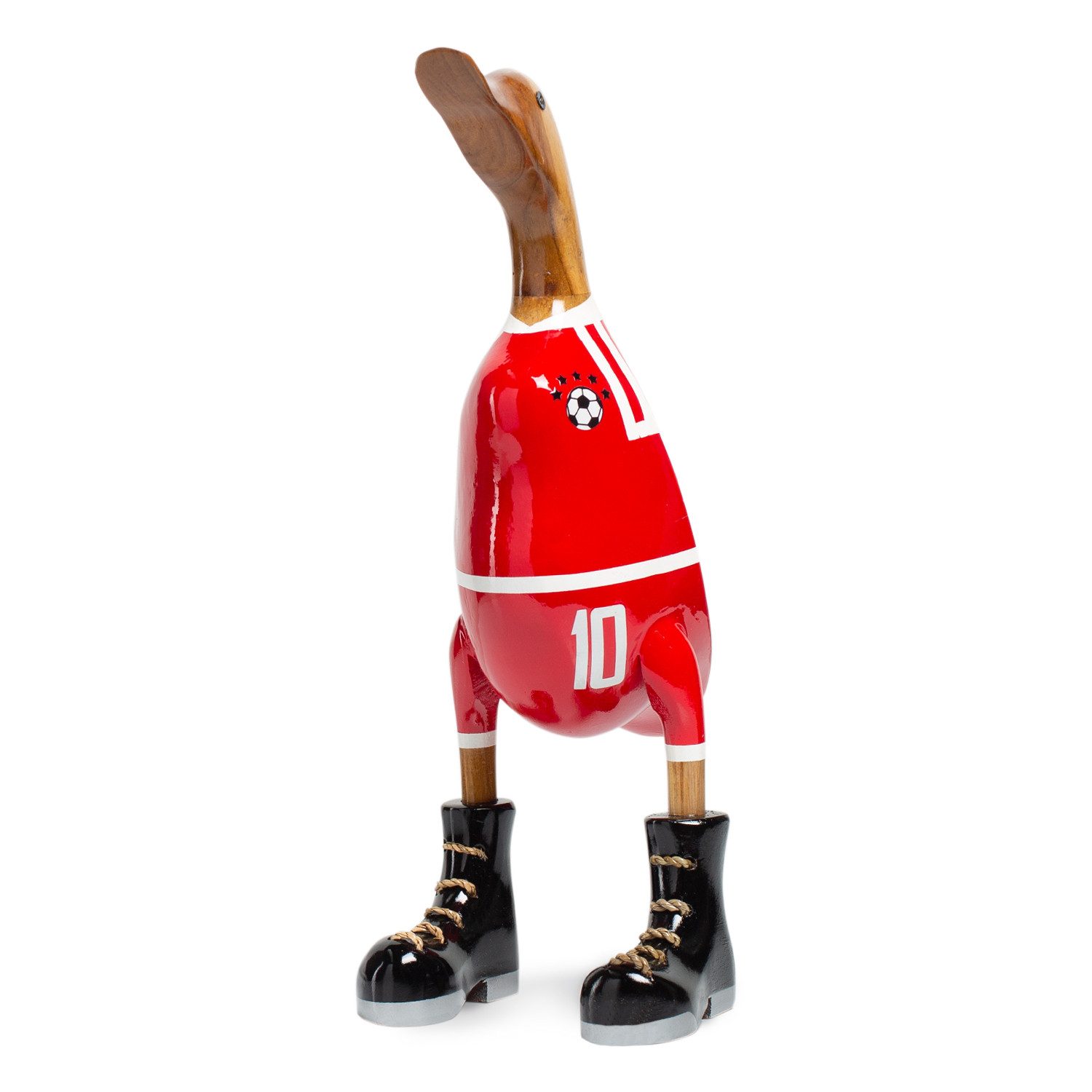 Rikmani Dekofigur Holzfigur Ente Stiefel - günstig online kaufen