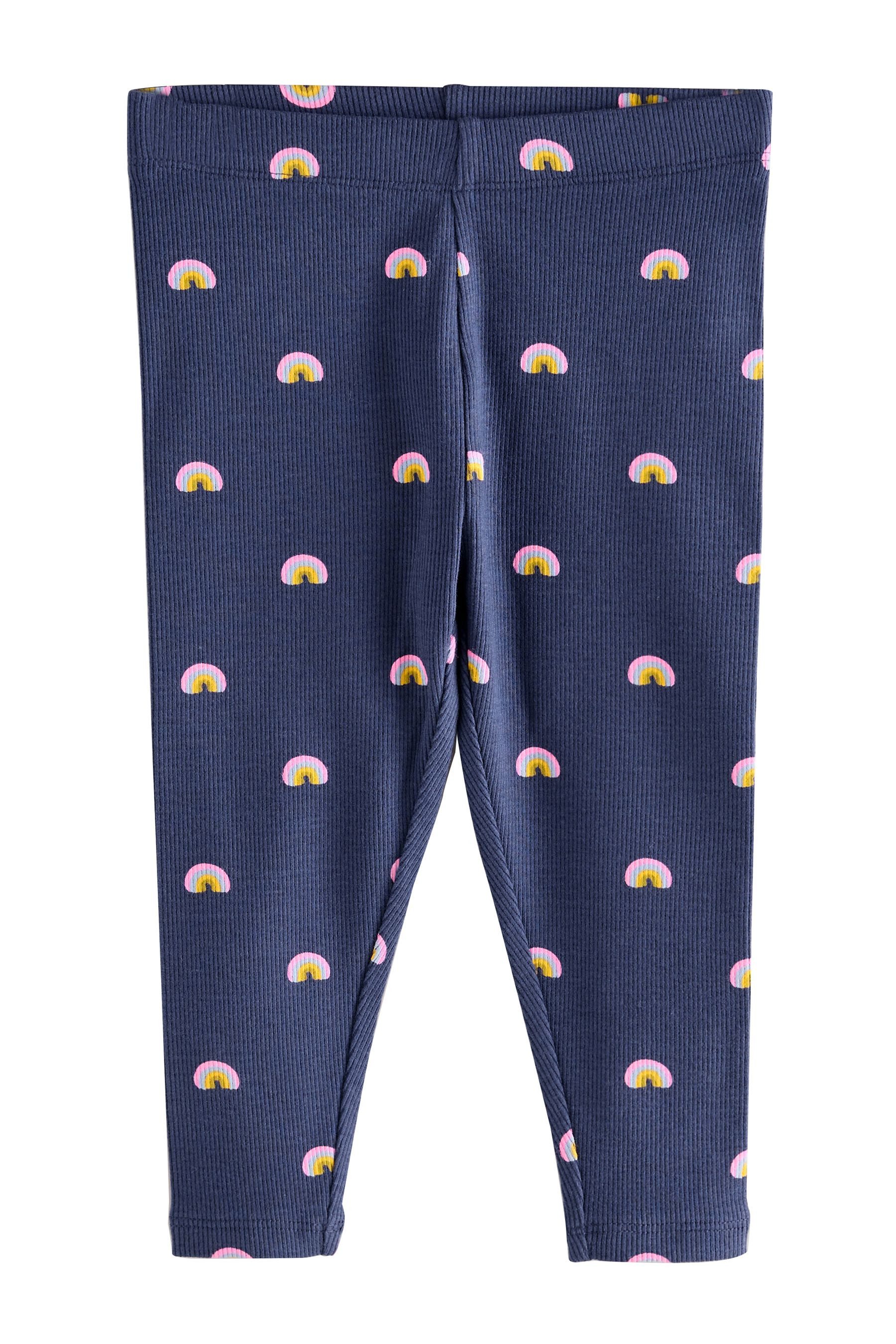 Next Leggings Gerippte Leggings im 5er-Pack (5-tlg)