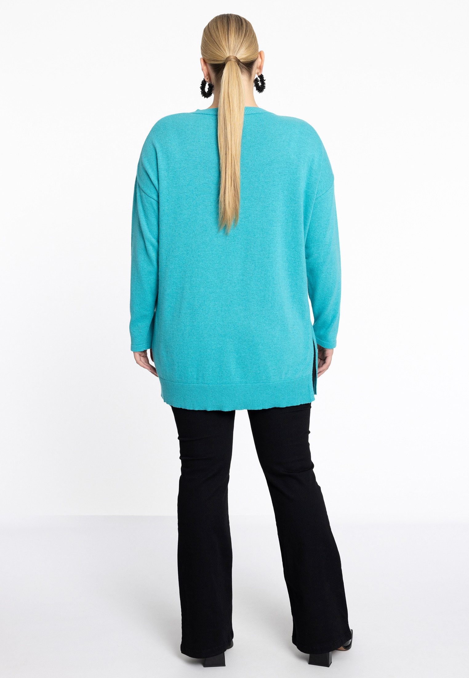 YOEK Longpullover Damen Pullover Große Größen