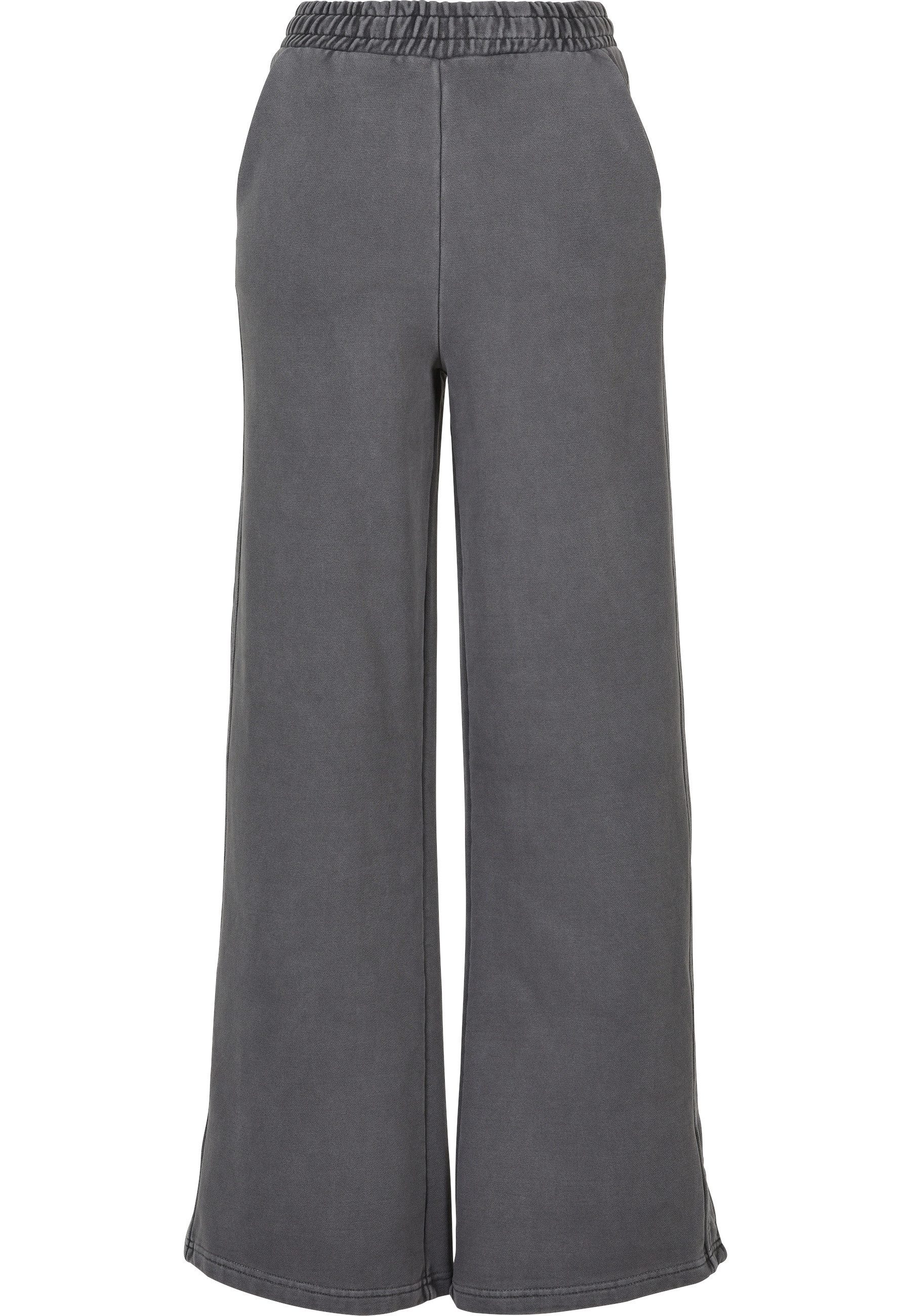 URBAN CLASSICS Sweathose Urban Classics Damen Ladies Heavy Terry Garment Dye Slit Pants (1-tlg)