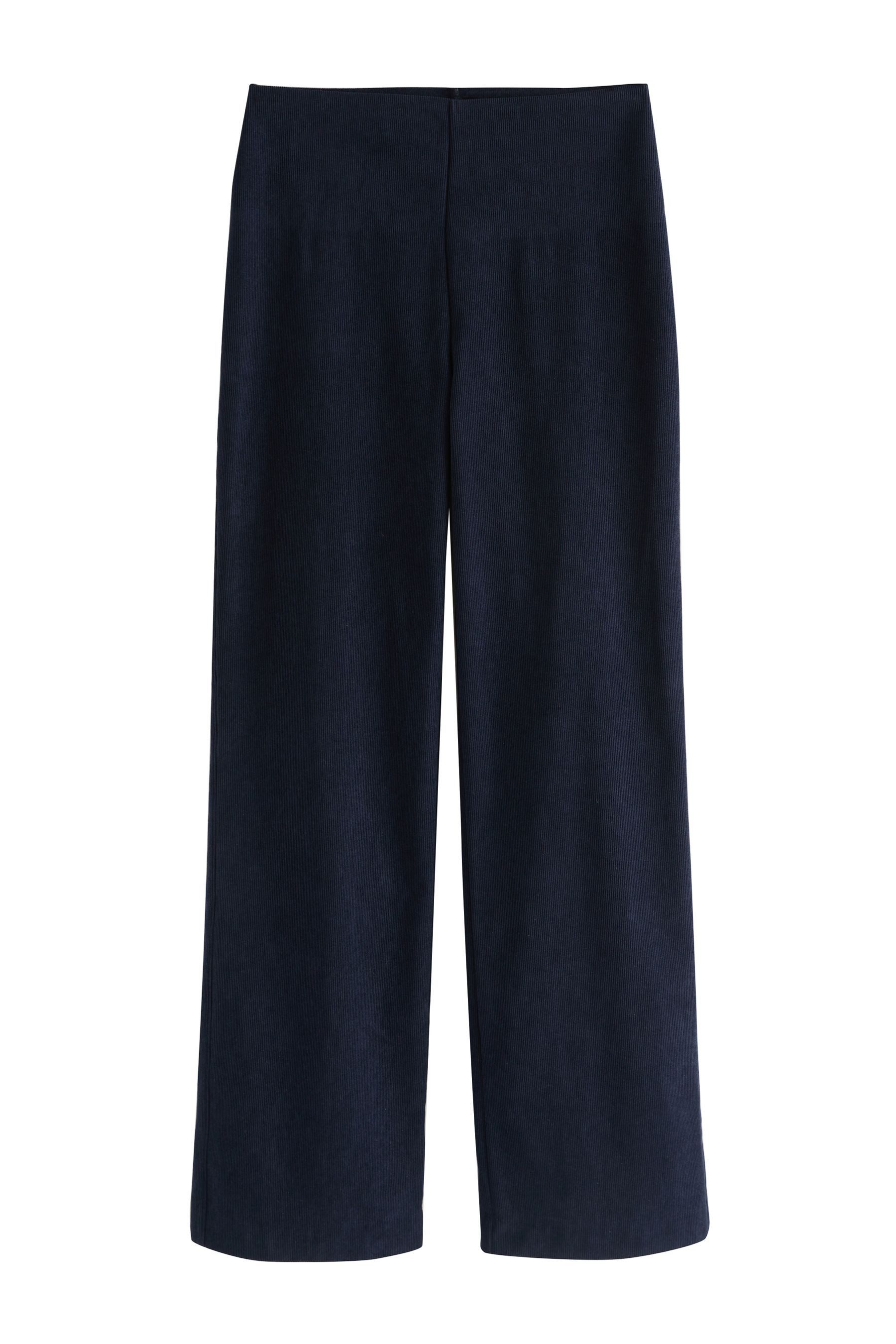 Next Palazzohose Hose mit weitem Bein aus Glattcord, Kurzgröße (1-tlg) günstig online kaufen