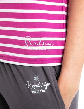 ROADSIGN australia T-Shirt Ringel (1, 1-tlg) mit Rundhalsausschnitt, 100% Baumwolle