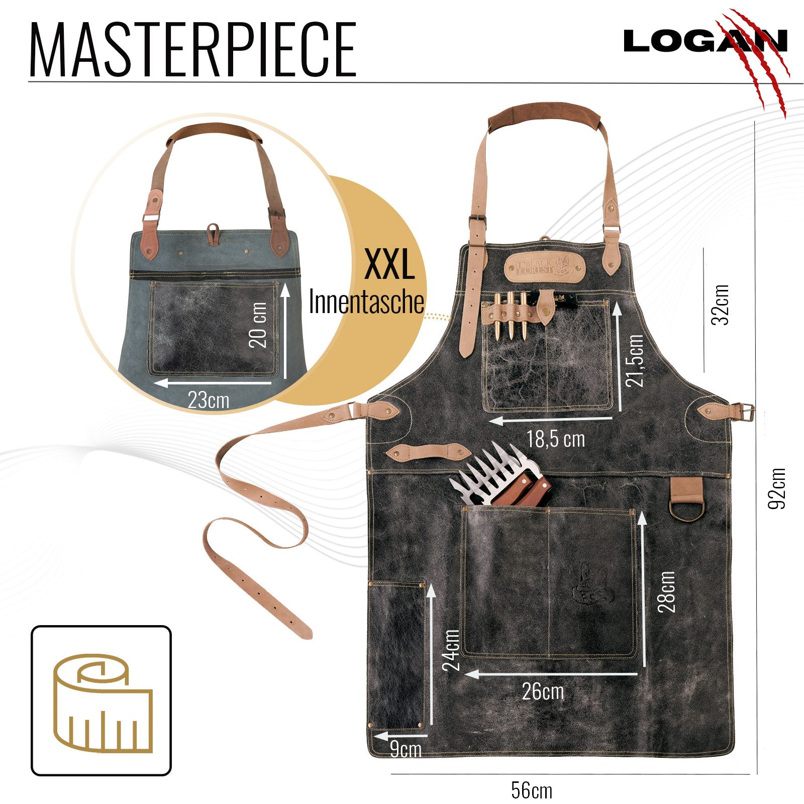 BLACK FOREST FOX Grillschürze LOGAN MASTERPIECE günstig online kaufen
