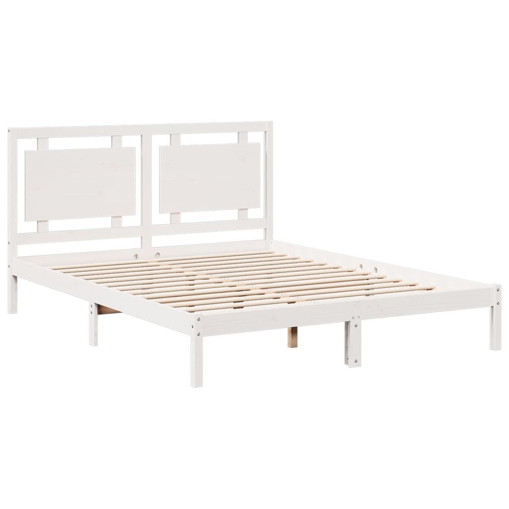 vidaXL Bett Massivholzbett Extra Lang ohne günstig online kaufen