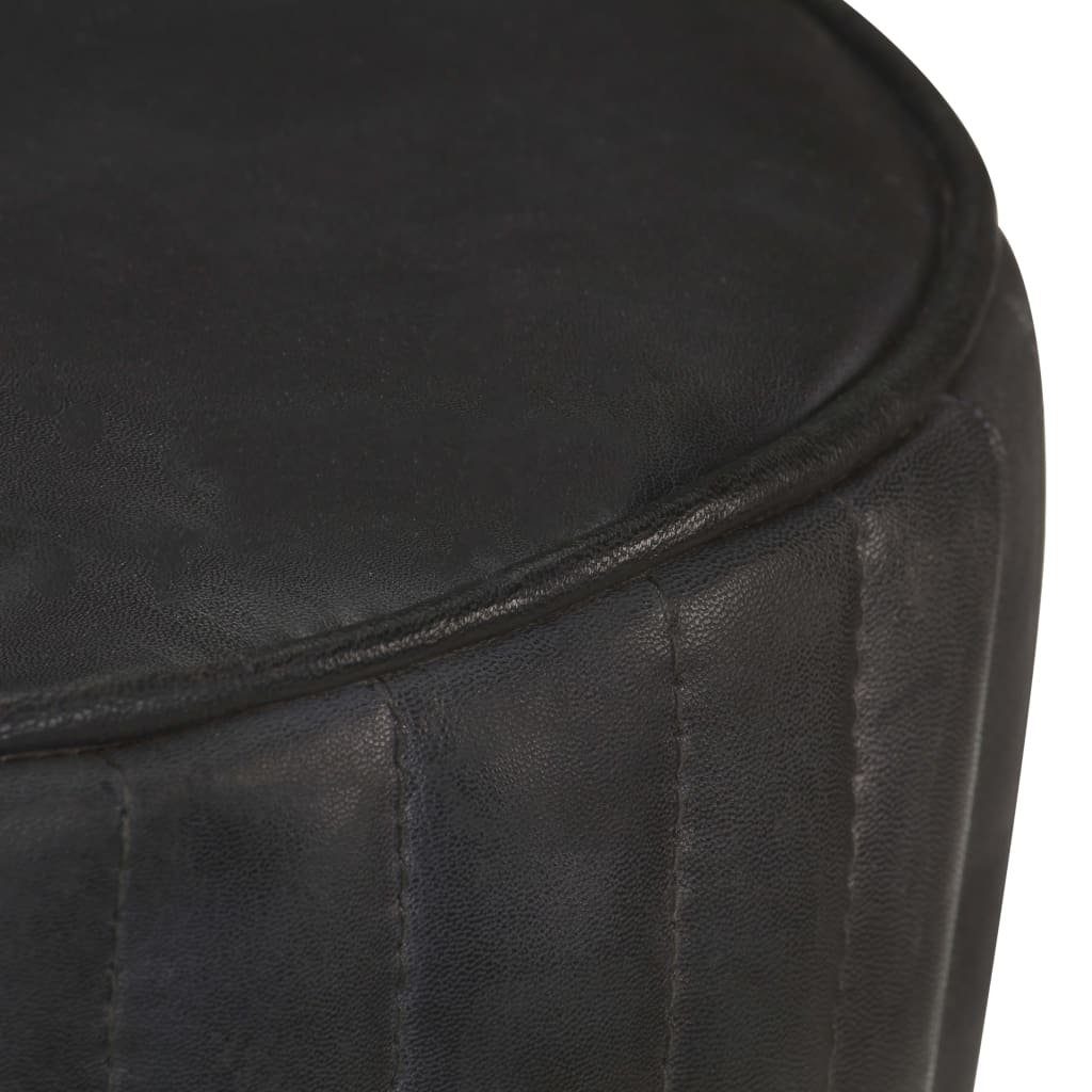 vidaXL Barhocker Barhocker Schwarz Echtleder (1 St)
