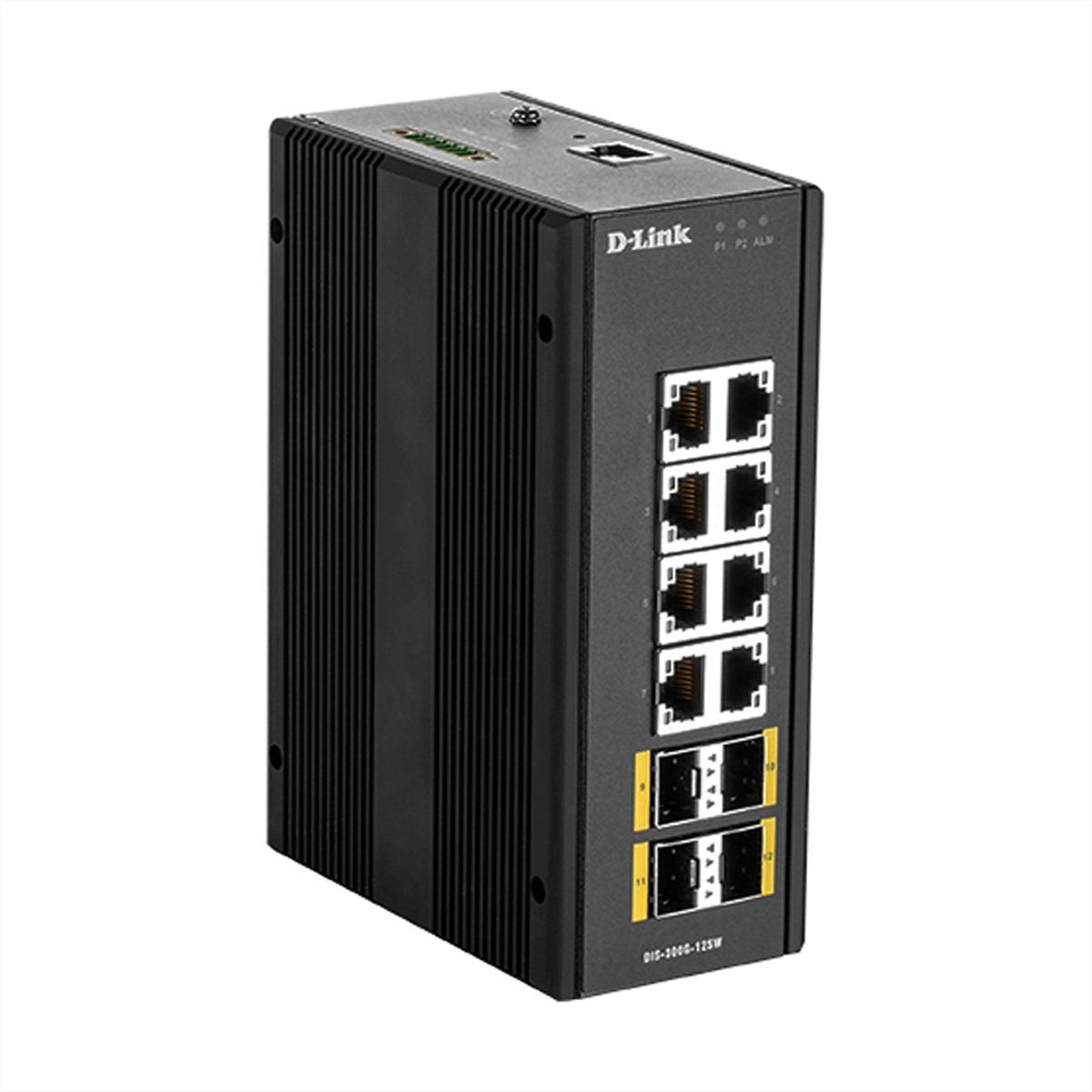 D-Link DIS-300G-12SW 12-Port SwitchLayer2 Managed Gigabit Industrial Netzwerk-Switch
