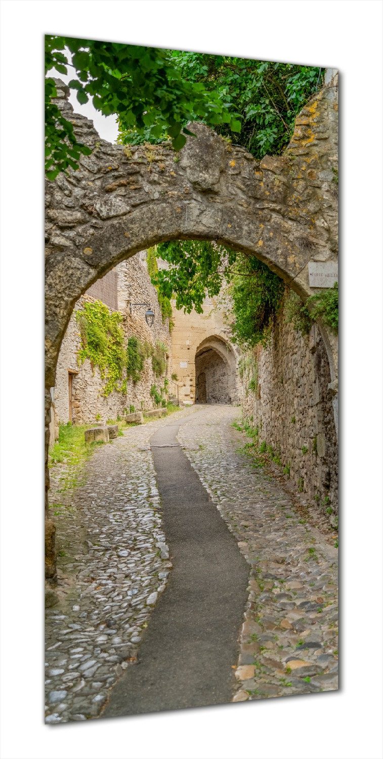 Wallario Duschrückwand Verwinkelte Gasse, (1-tlg)
