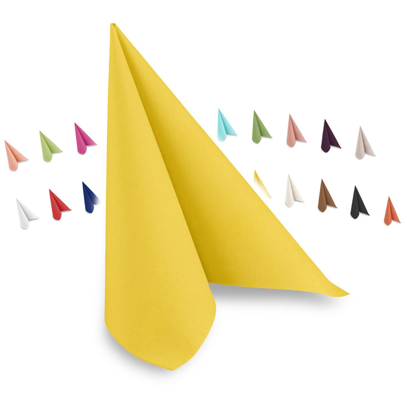 Hypafol Papierserviette Airlaid Serviette farbig 50 Stück