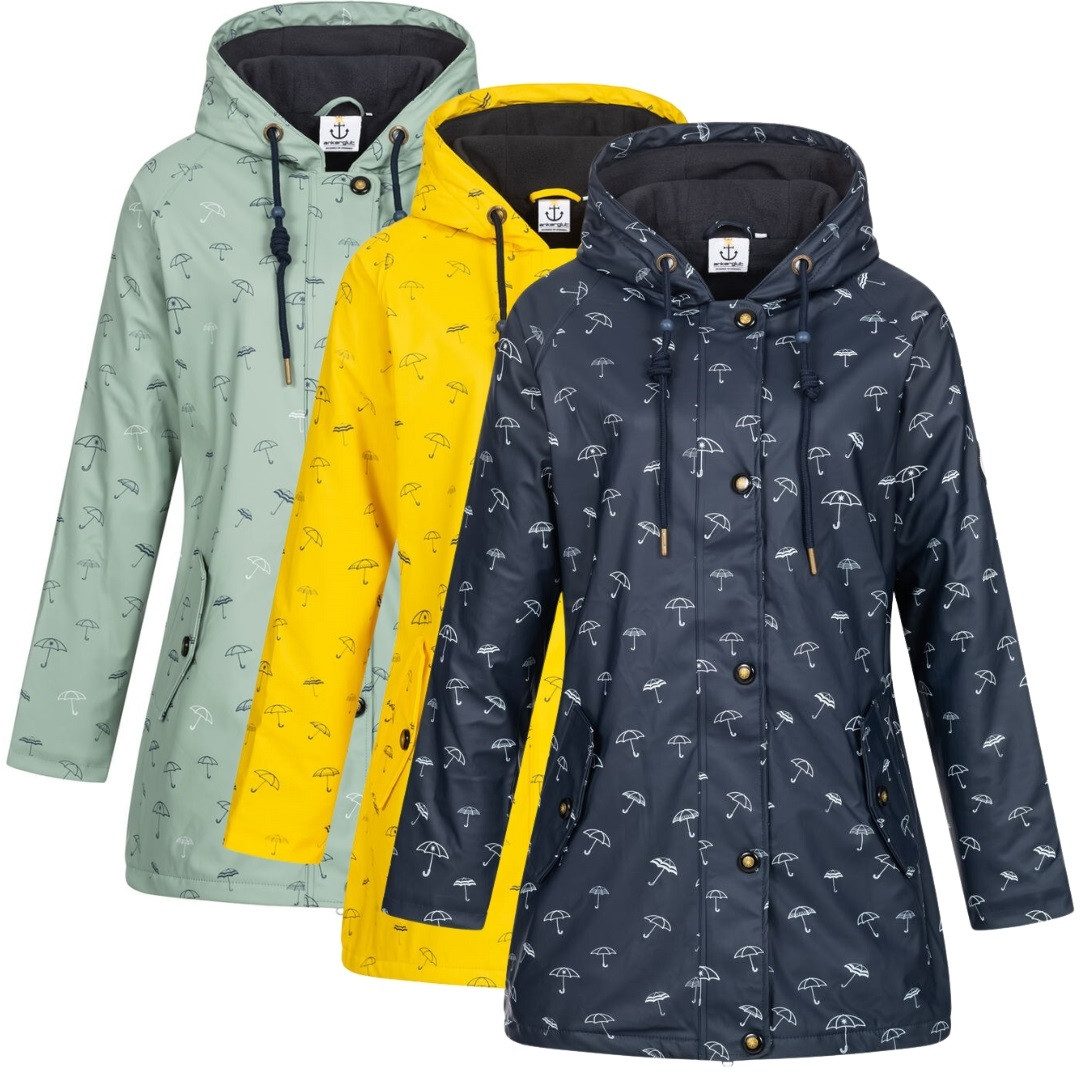 ankerglut Regenmantel Ankerglut Glutmeer Friesennerz mit Fleecefutter günstig online kaufen