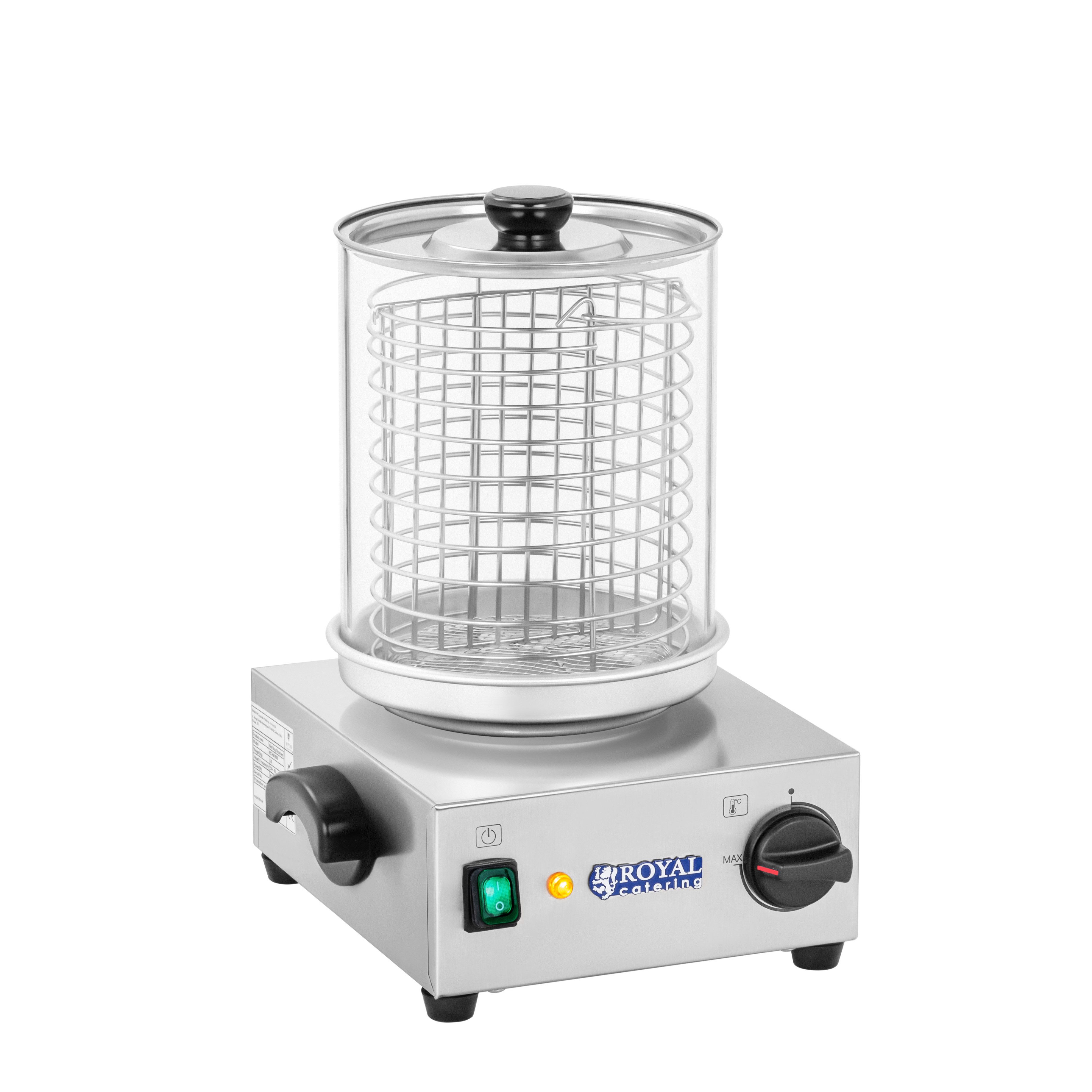 Royal Catering Хот-дог мейкеры Wurstkocher Bockwurstwärmer 40 Würstchen, 800 W