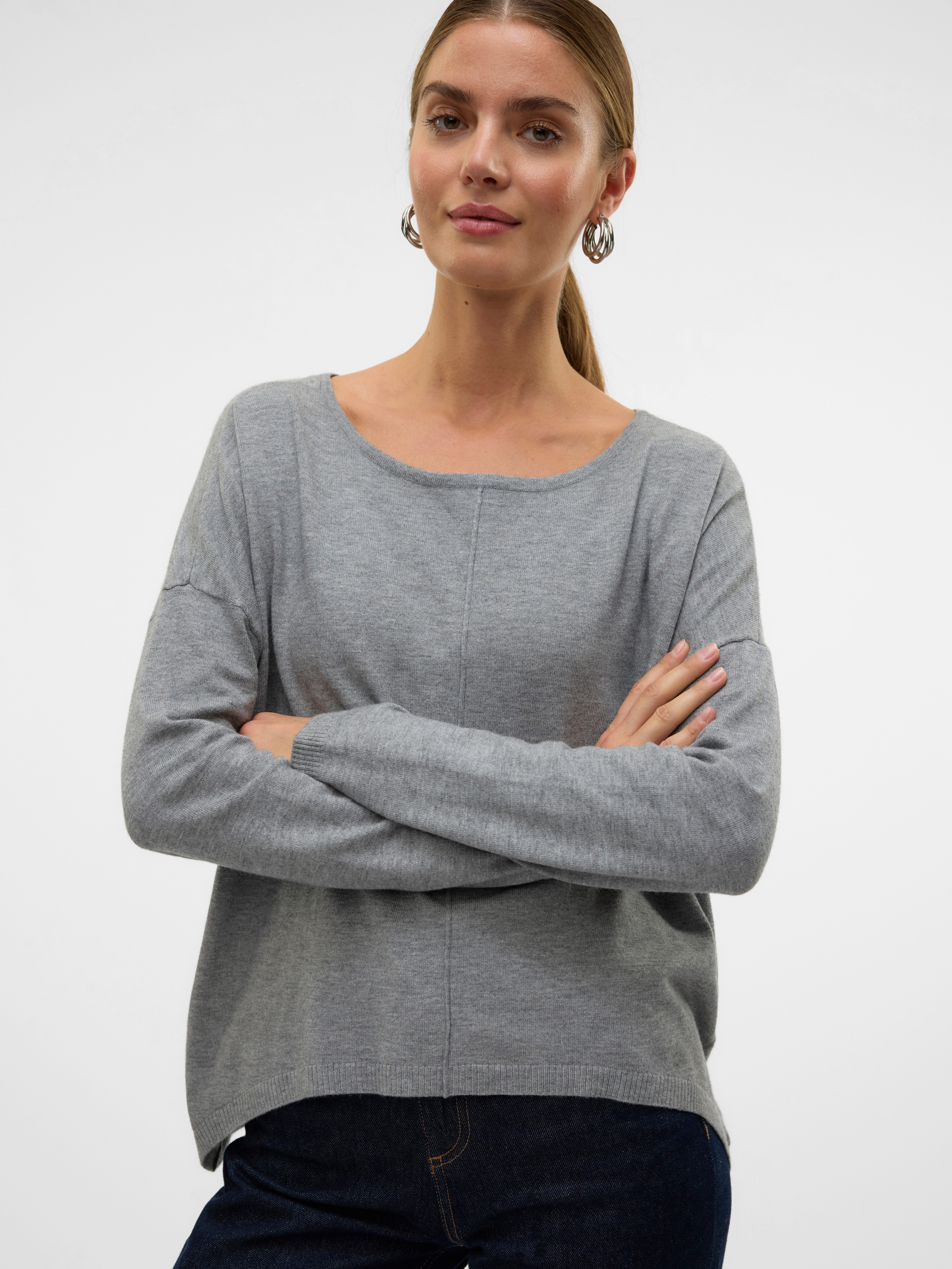 Vero Moda Rundhalspullover VMBREEZE AURA LS günstig online kaufen