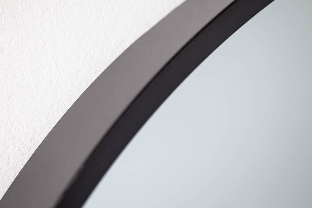 riess-ambiente (1-St), Modern NOEMI Design 90cm schwarz im Wandspiegel