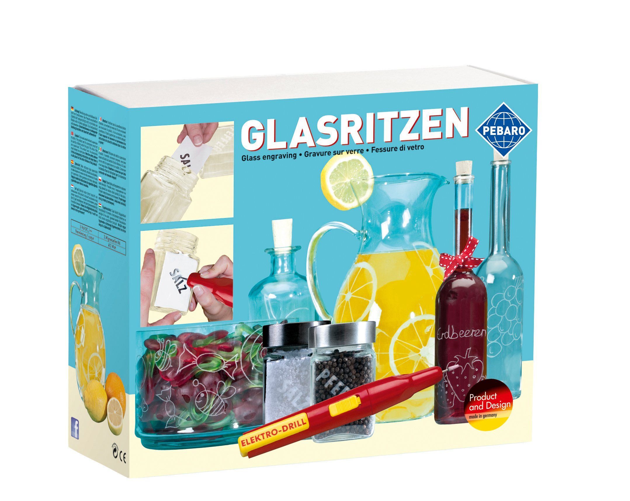 Pebaro Kreativset Bastelset Glasritzen, 0357