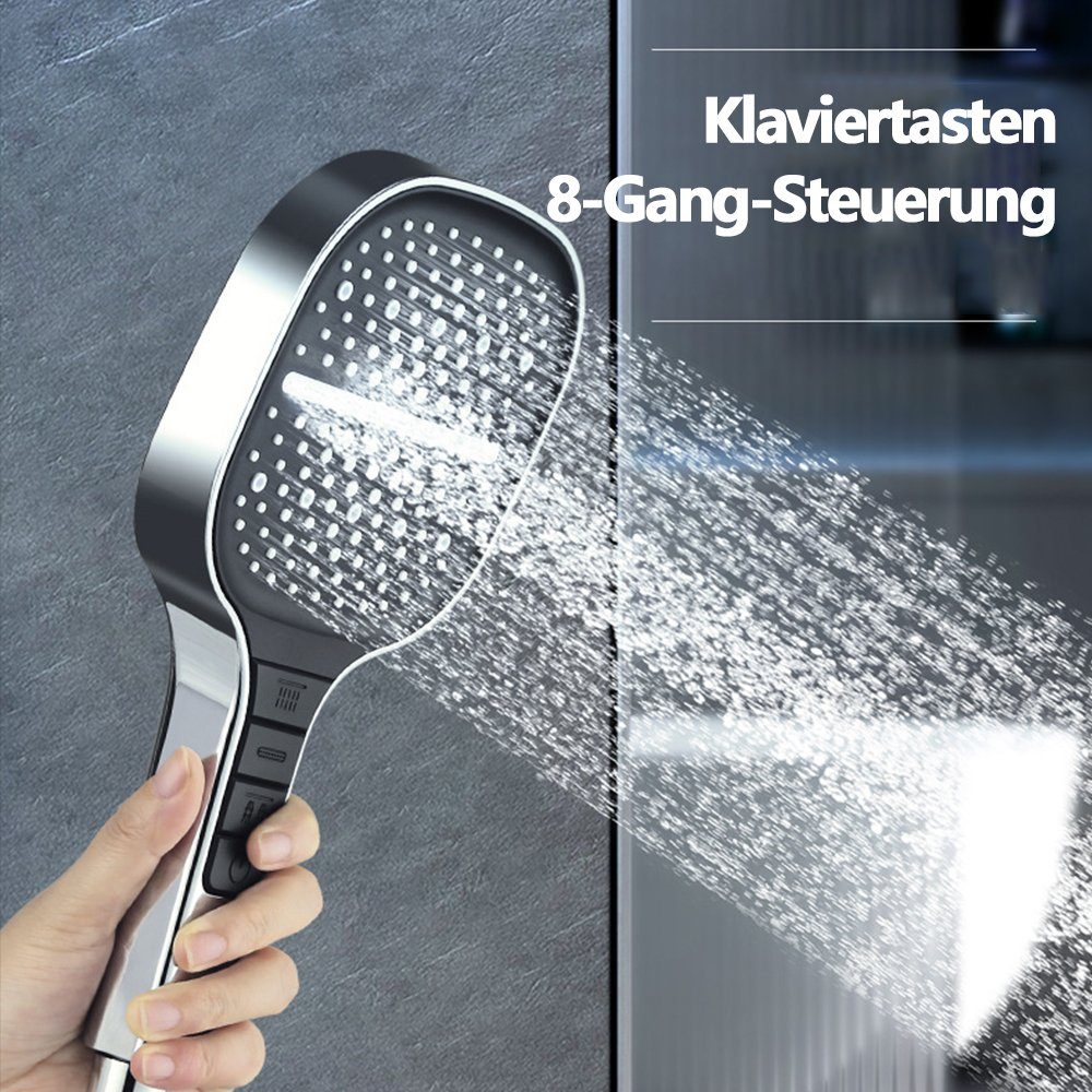 OKWISH Handbrause Duschkopf Sparduschkopf Regendusche, (Brausekopf Duschbra günstig online kaufen
