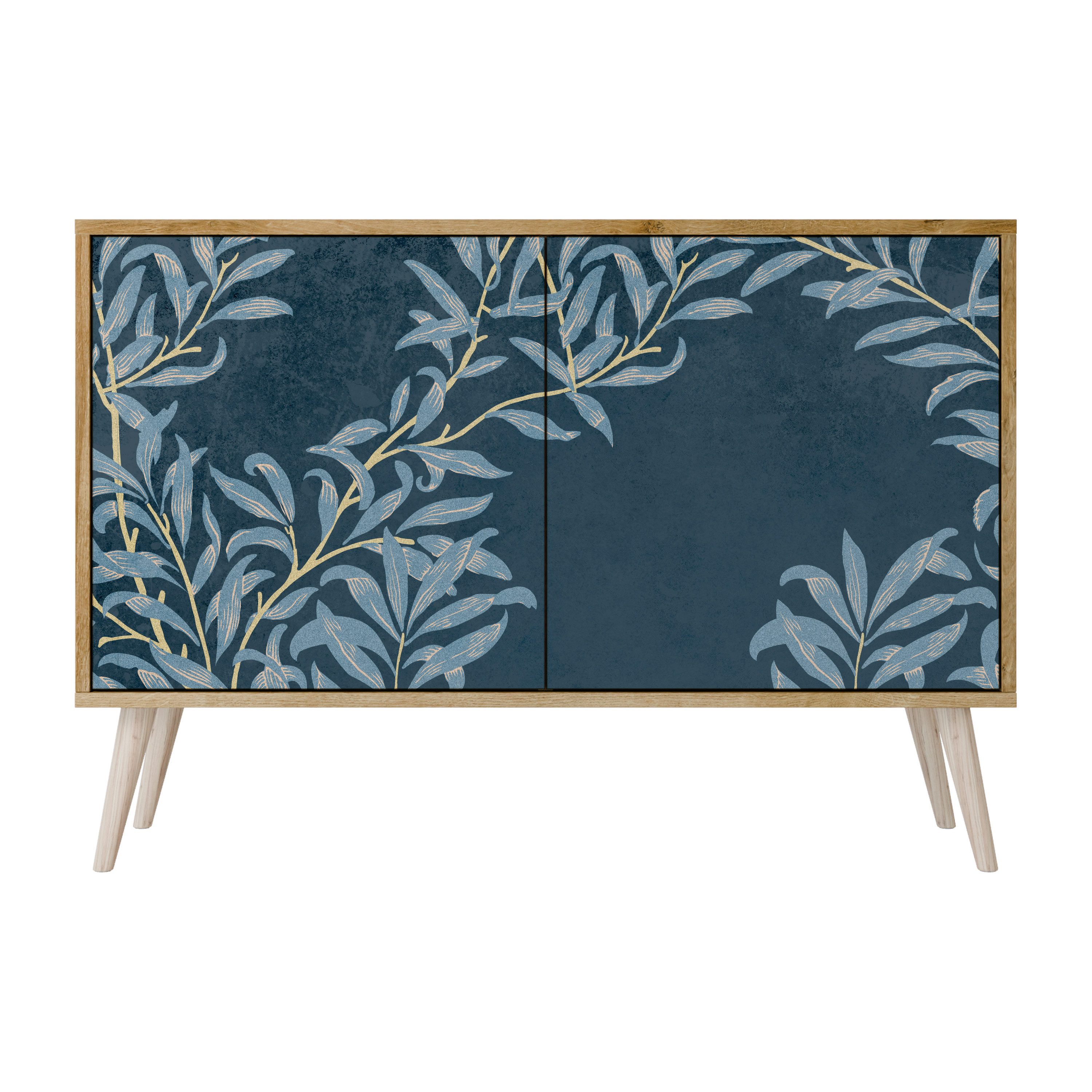 SPACEREBELS Kommode Sideboard Komodenschrank Möbel für Wohnzimmer Flur Esszimmer, mit 2 Türen oder mit 3 Türen