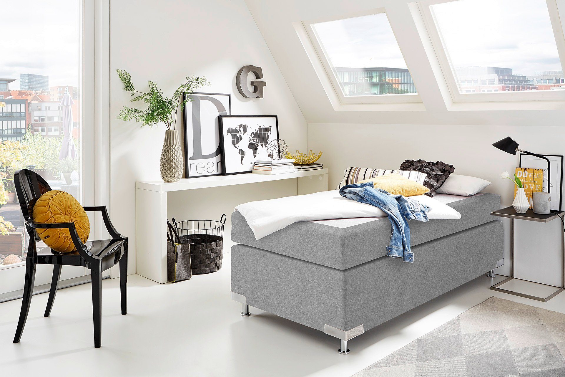 Westfalia Schlafkomfort Boxspringbett Holland, ohne Kopfteil, günstig online kaufen