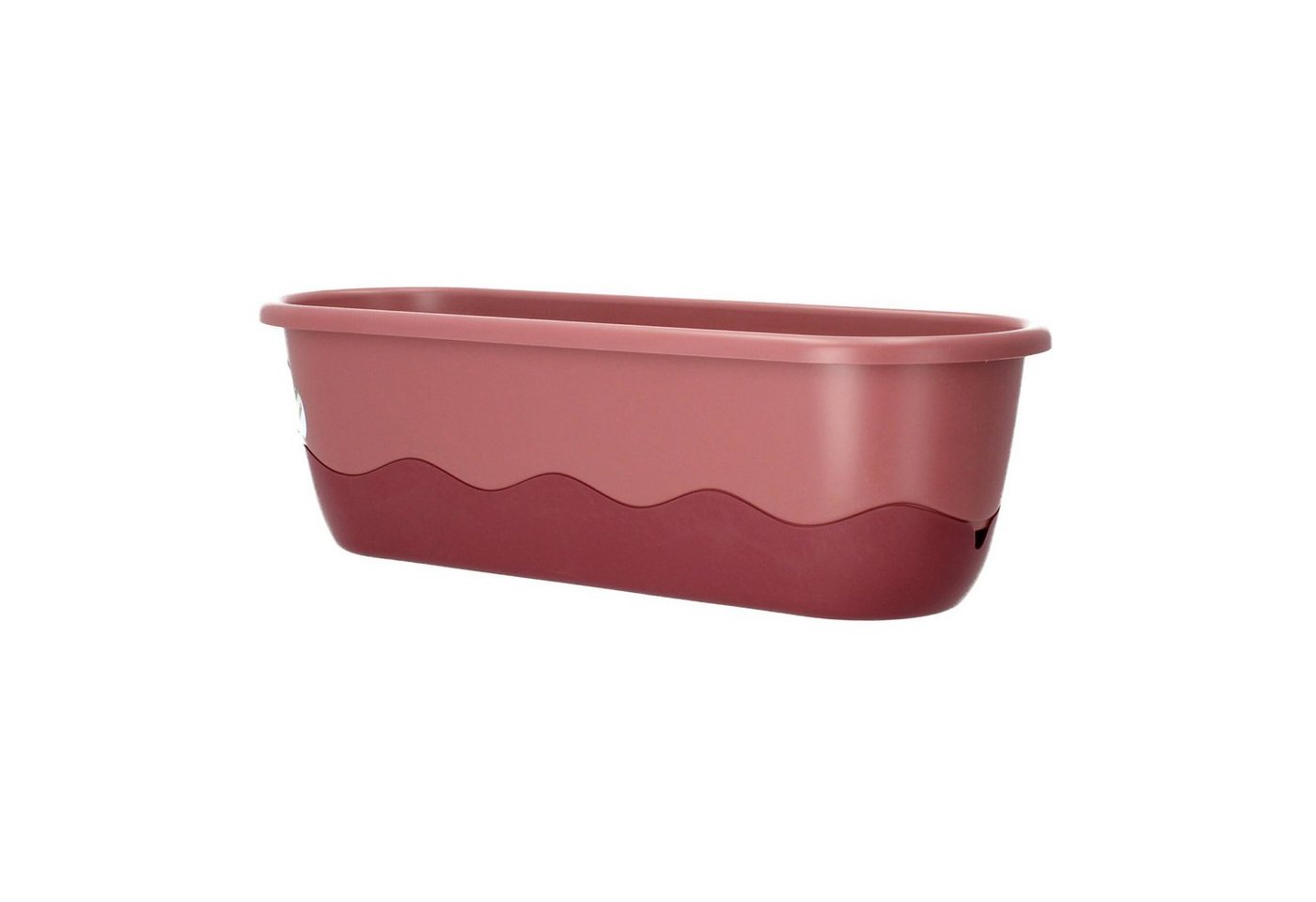 Thumbnail - PLASTIA Balkonkasten Mareta 60 cm rosa weinrot mit Erdbewässerung
