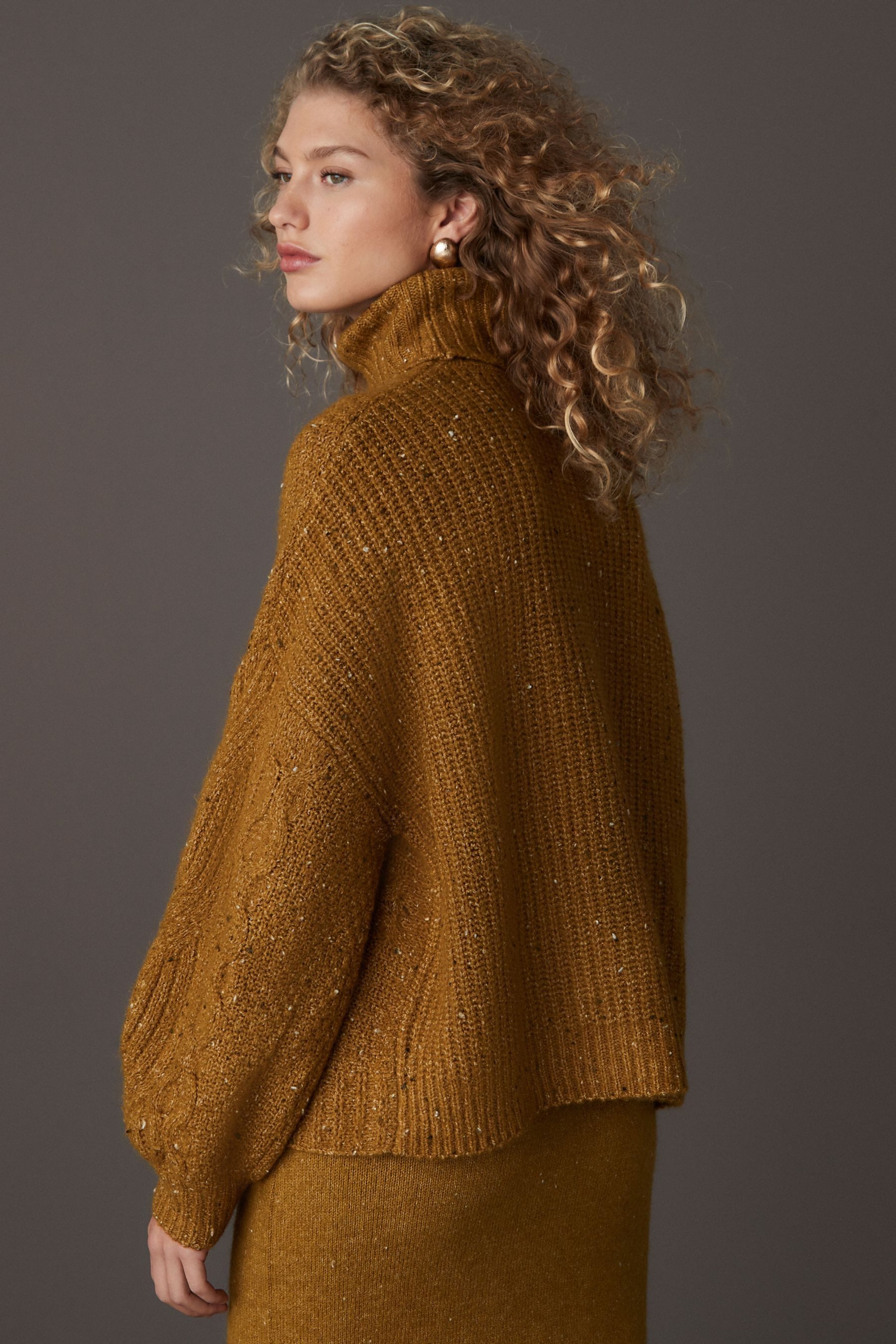 Next Rollkragenpullover Strickpullover mit Rollkragen Noppengarn günstig online kaufen