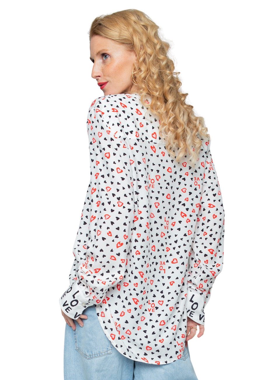 Emily Van Den Bergh Schlupfbluse Damenbluse 8832-199