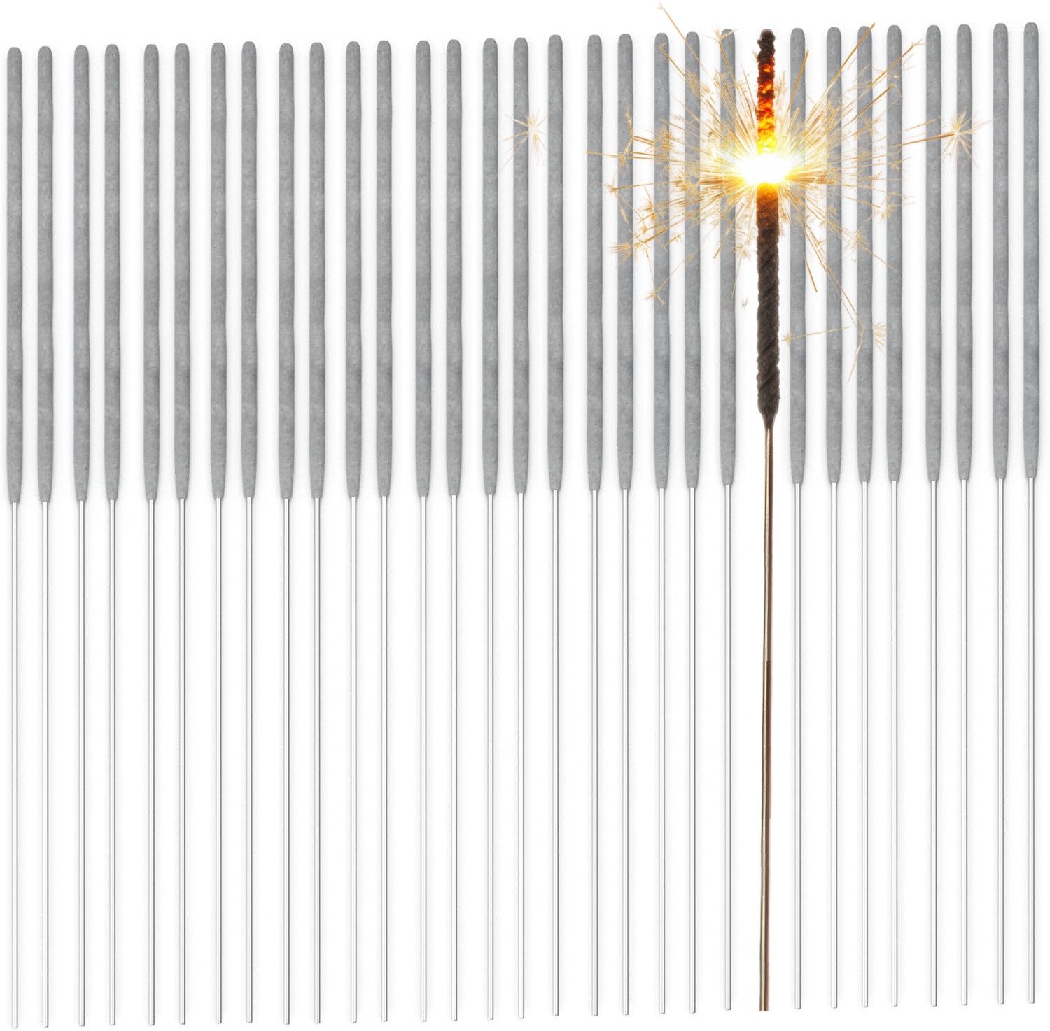 FlameXBurn Geburtstagskerze Wunderkerzen/Sternspritzer - 17 cm günstig online kaufen
