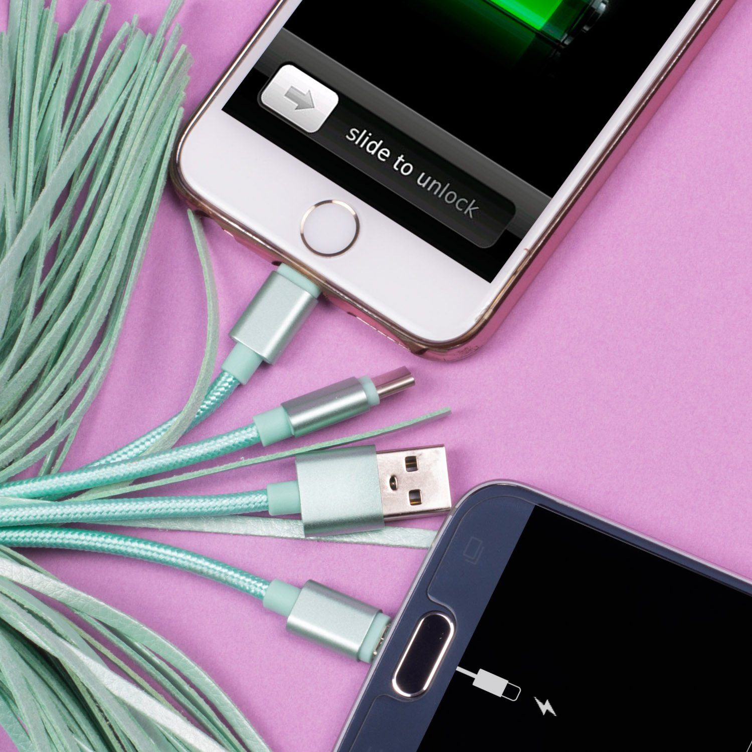 Pusheen Pusheen Tech - 3in1 USB Ladekabel "Tassel" Smartphone-Kabel, 3in1 Kabel