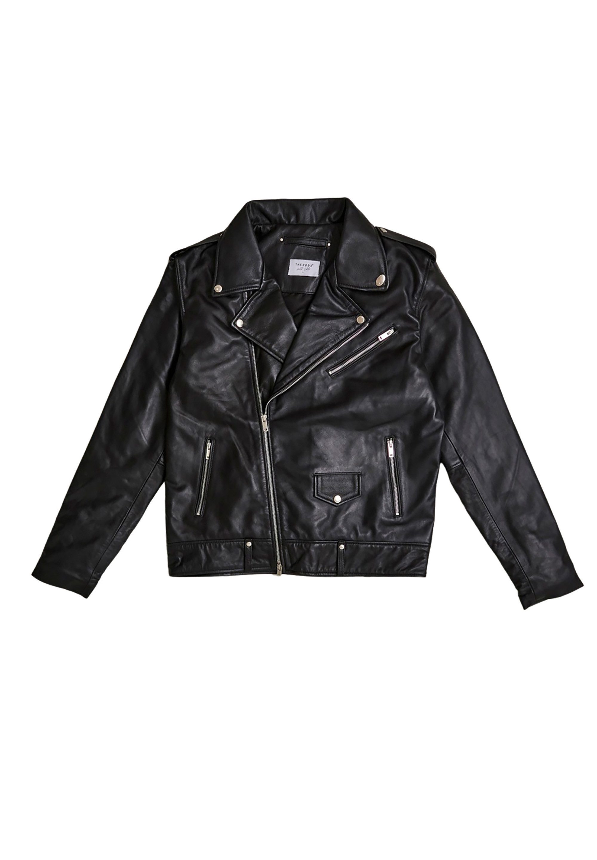 THE ODDS Lederjacke Carbon Matte Leather Jacket Men/ LMTD Edition