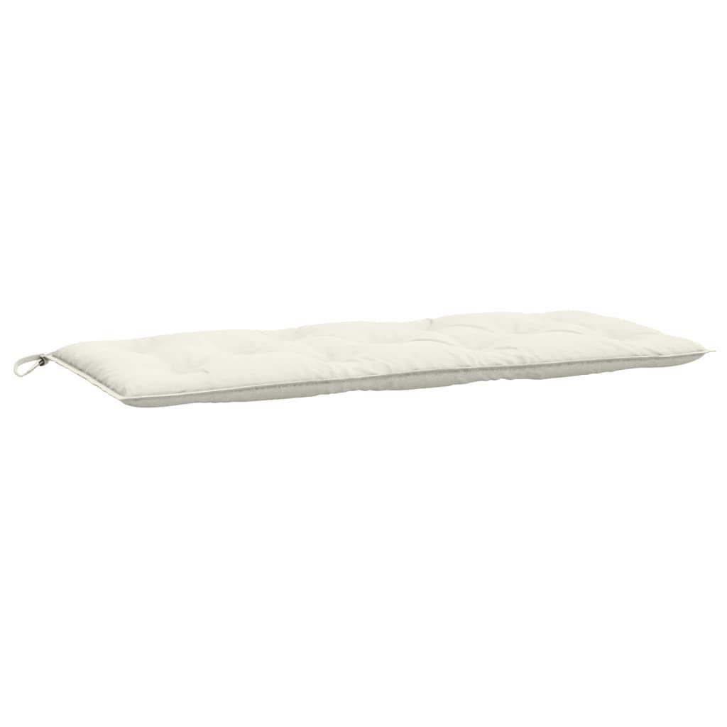vidaXL Sitzauflage Gartenbank-Auflage Melange Creme 120x50x7 günstig online kaufen