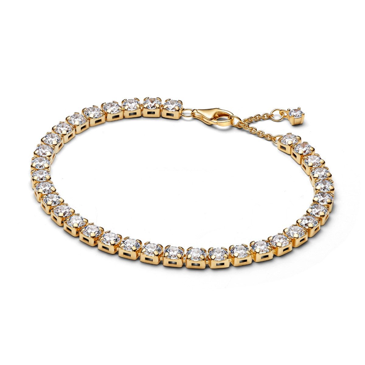 Pandora Armband Pandora Tennisarmband Funkelnd Zirkonia 14K Vergoldet 563539C01-16 cm