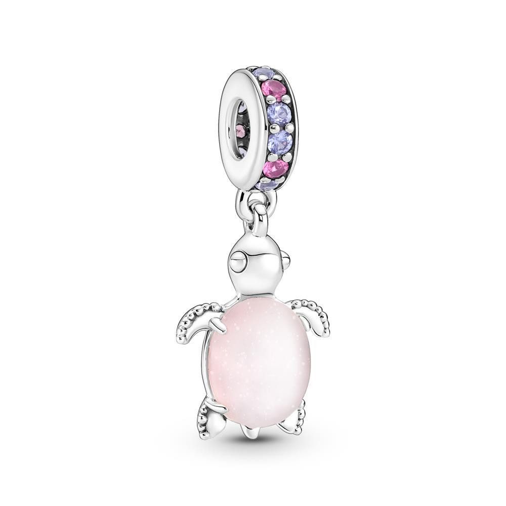 Charm-Einhänger Damen Charm-Anhänger Schildkröte von PANDORA, Murano-Glas
