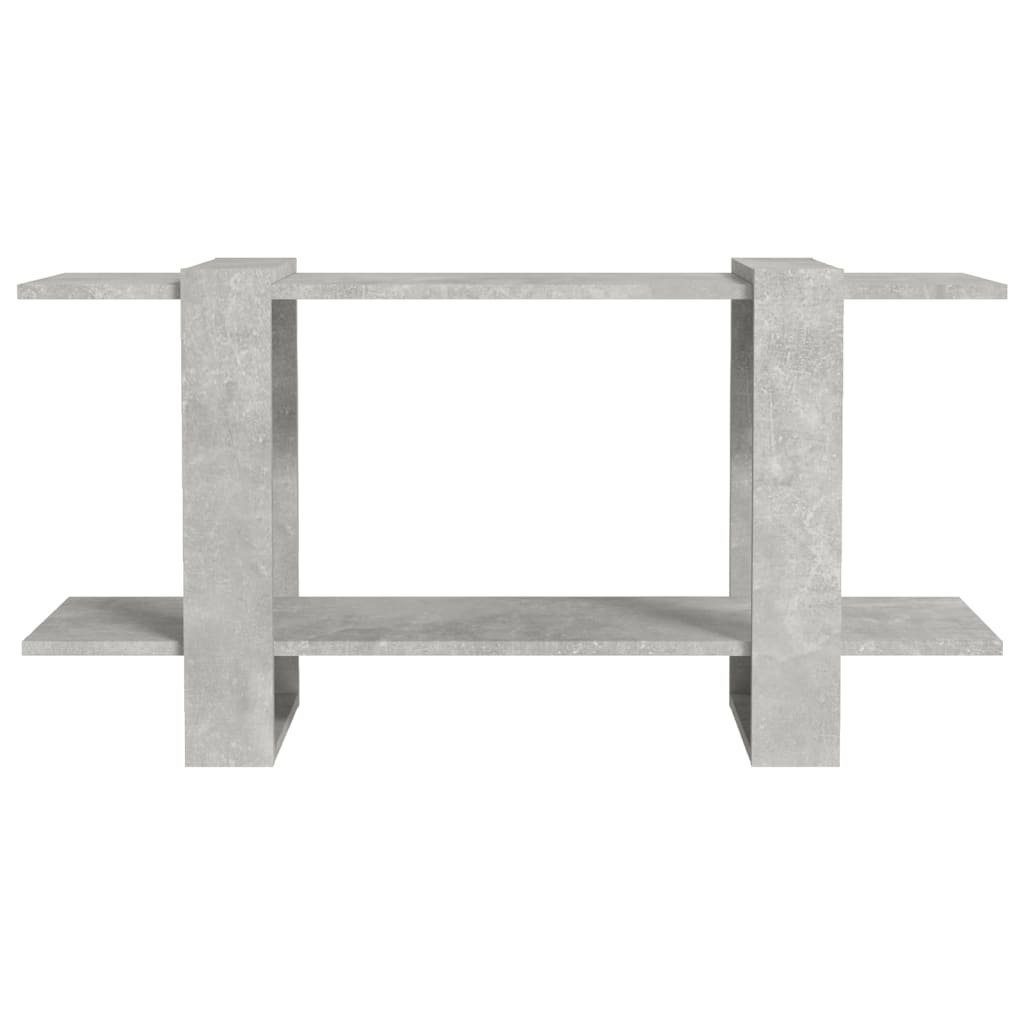vidaXL Bücherregal Bücherregal Betongrau 100x30x51 cm günstig online kaufen