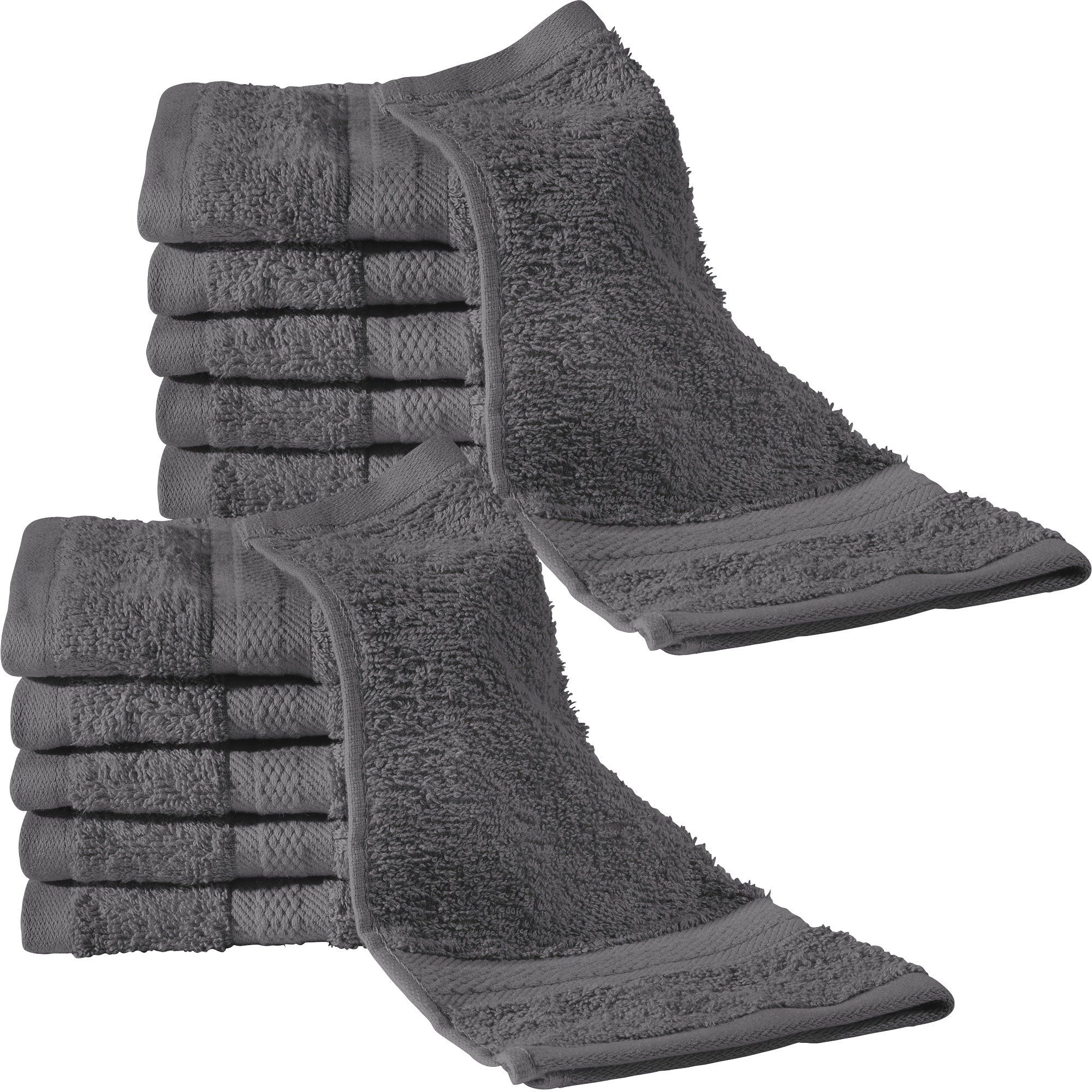 REDBEST Seiftuch Seiftuch "Chicago" 12er-Pack, Frottier, Walk-Frottier Uni