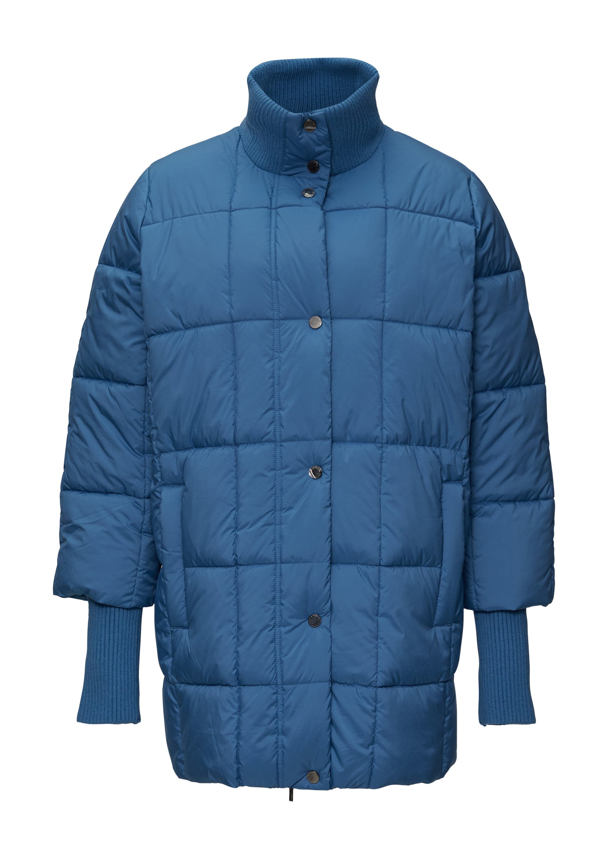 comma Winterjacke Outdoor-Jacke Oversized Steppjacke mit Ripp-Details