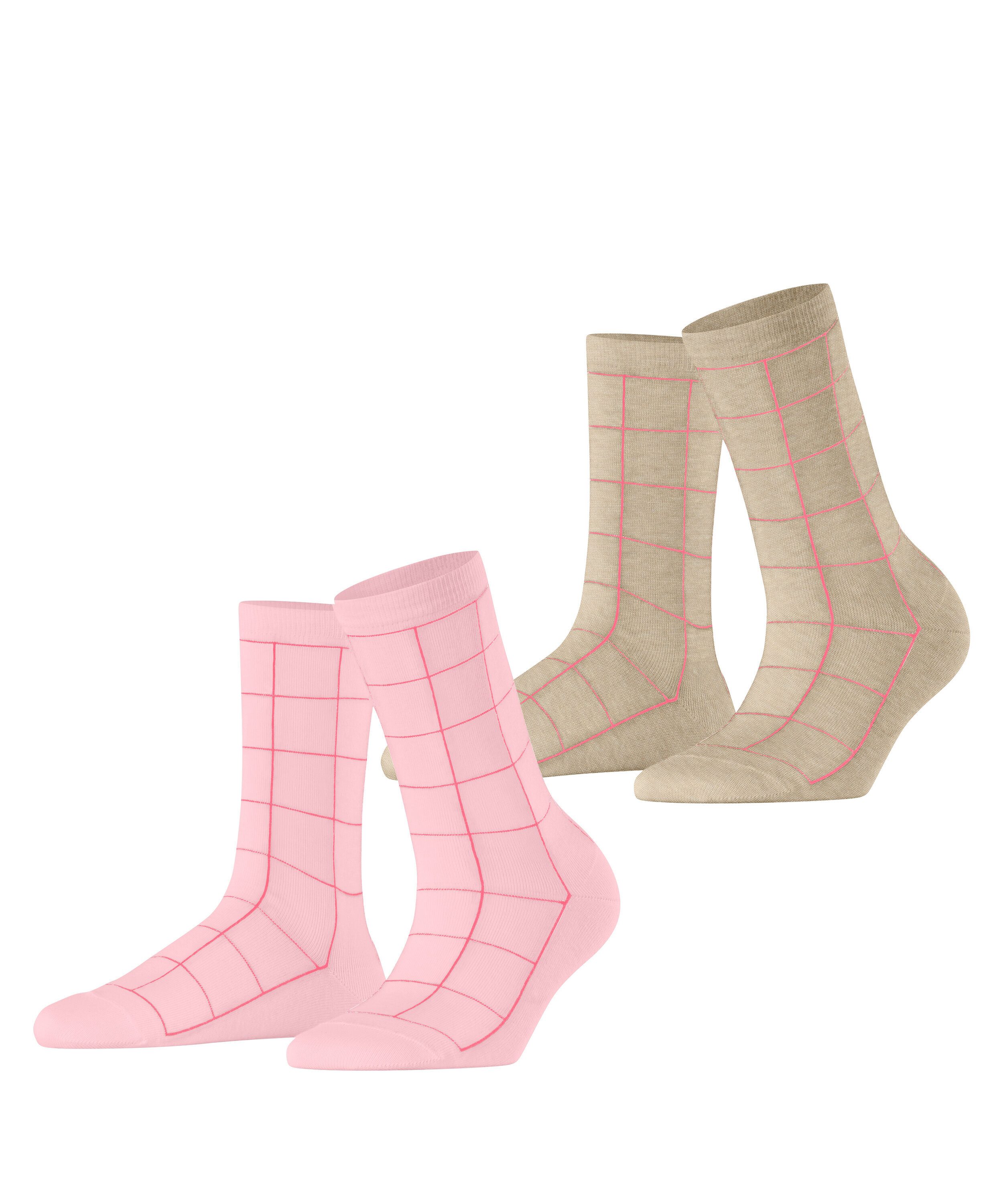 Socken Sketched Grid 2-Pack