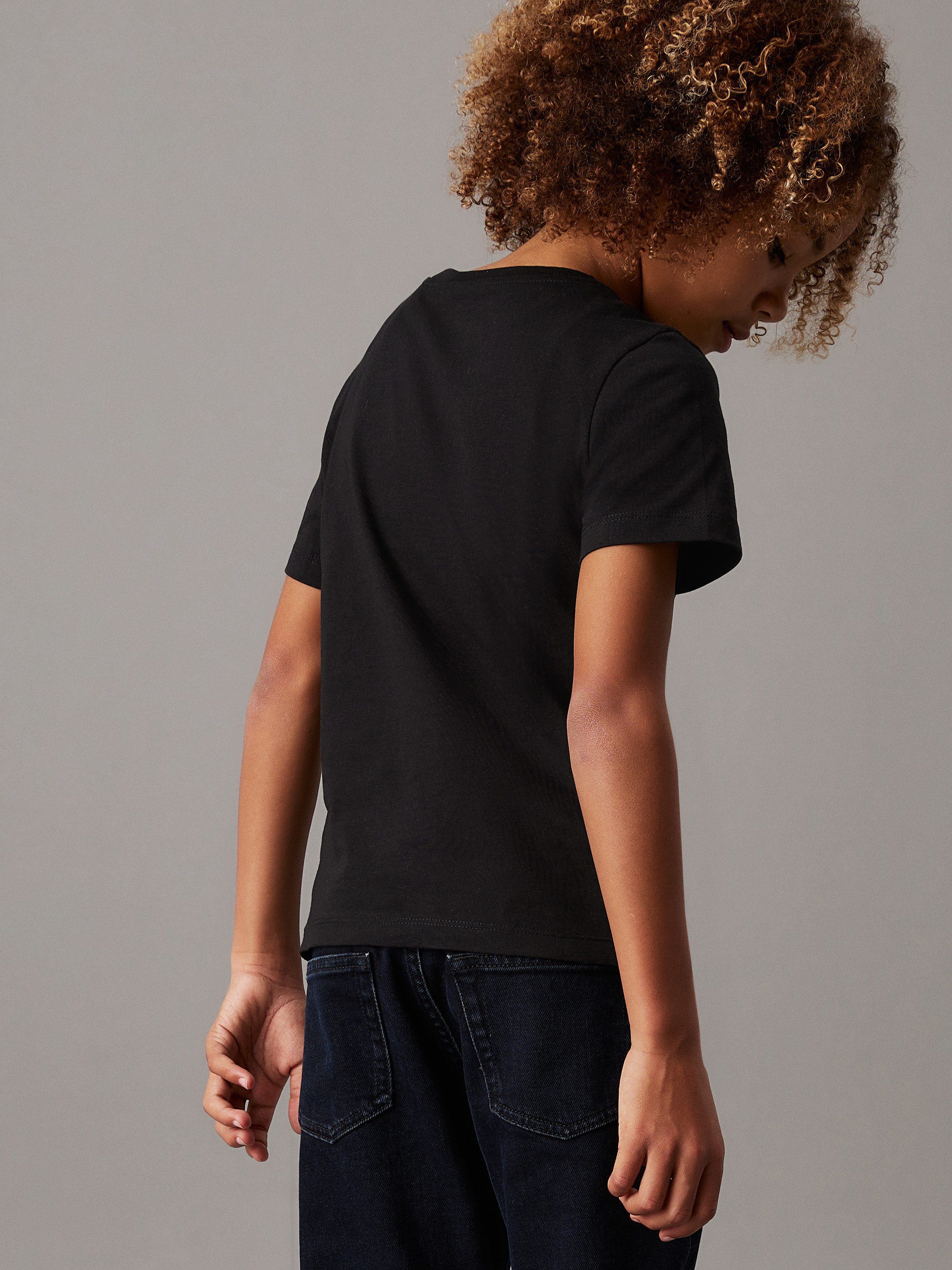 Calvin Klein Jeans T-Shirt für Kinder bis 16 Jahre mit Logoprägung