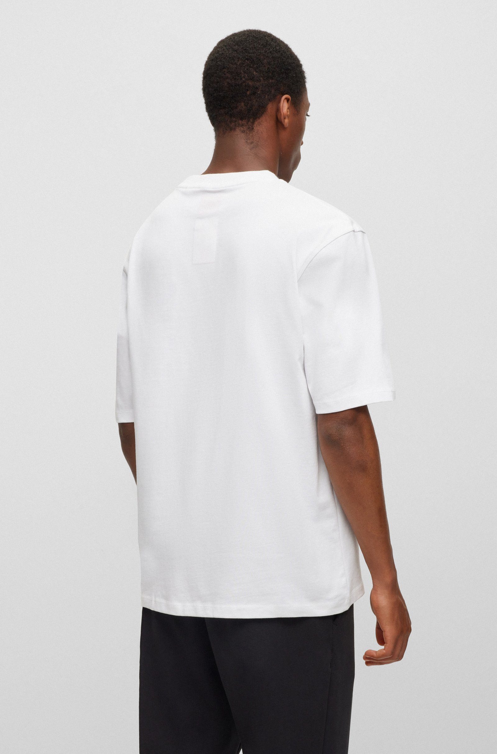 Dleek HUGO (1-tlg) Weiß (100) T-Shirt