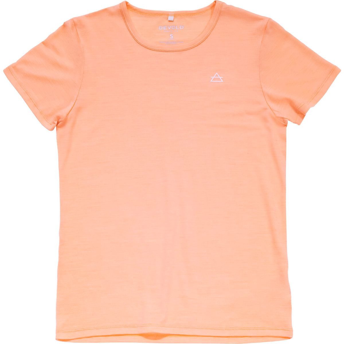 Devold Kurzarmshirt Active Tee WMN Atmungsaktives Shirt aus Merinowolle für Damen, ideal für Wandern und