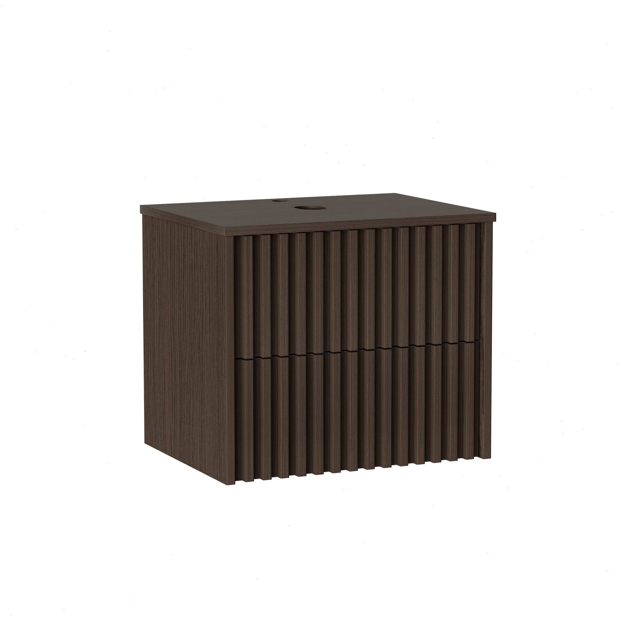 UEV Unterschrank Waschbeckenunterschrank Hängeschrank Badezimmerschrank Wandschrank (Badmöbel, Badezimmmer Schrank) Soft-close Schubladen,Waschbeckenunterschrank mit 2 Schubladen
