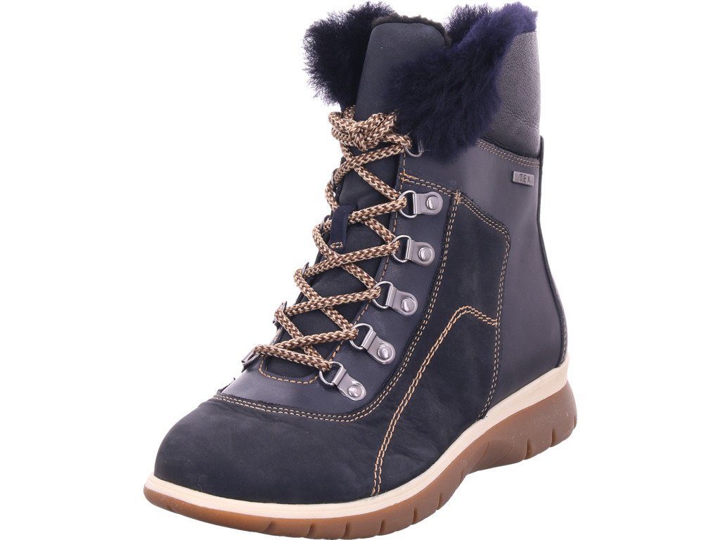 Caprice Caprice Woms Boots Damen Winter Stiefel Boots Stiefelette warm  Schnürer blau 9-9-26218-23/880-880 Stiefel