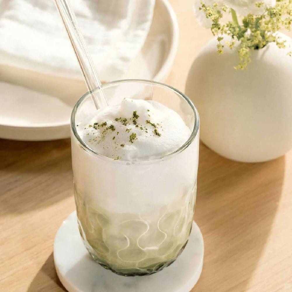 LEONARDO Cocktailglas Leonardo Matcha Latte Gläser Gocce (4er-Set)