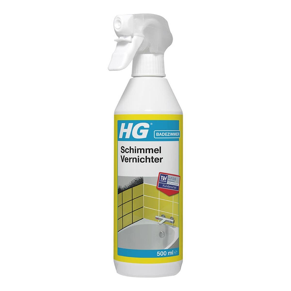 HG Schimmel Vernichter 500ml (1er Pack) Spezialwaschmittel