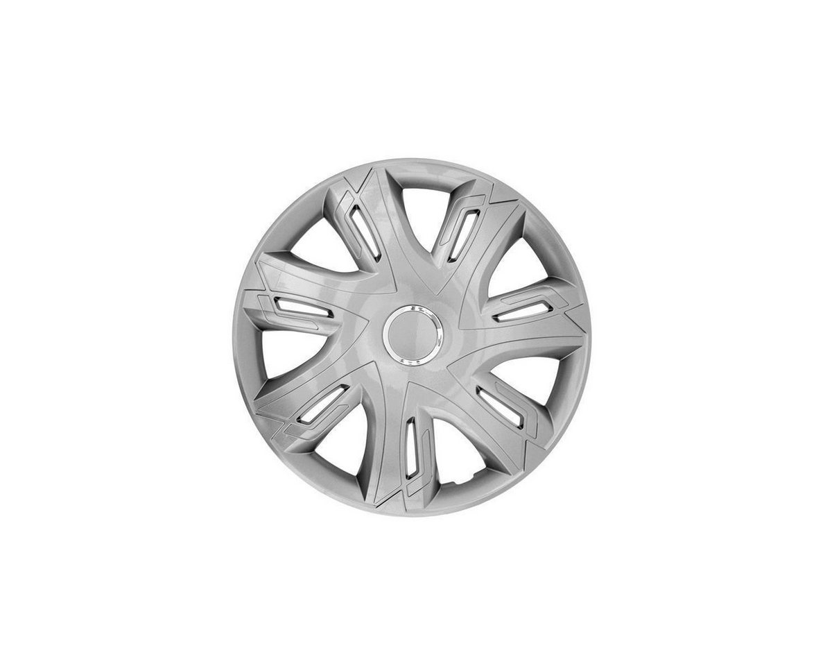 NRM Radkappe SUPERNORVA 15 Zoll in Silber, 15 in Zoll, (4-St) Radzierblenden für Stahlfelgen Radkappen Satz 4er Set 15"